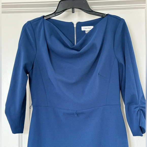 Calvin Klein Navy Blue Dress - Picture 3 of 6